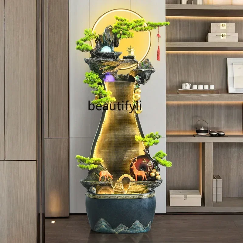 ltLucky water ornament living room floor rockery fountain office circulating water landscape
ltLucky water ornament living room floor rockery fountain office circulating water landscape