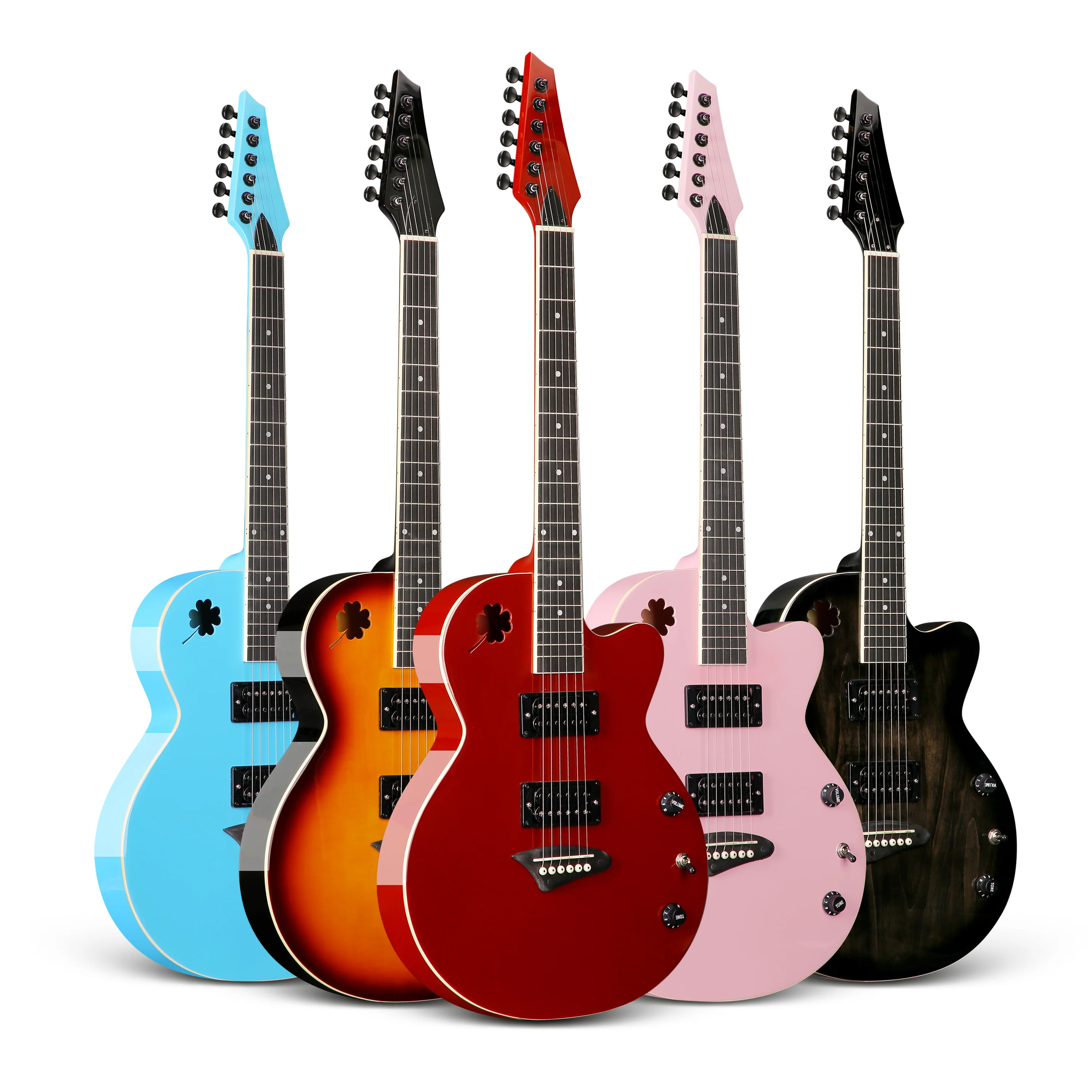 Rock Acoustic Style Electric Guitar With HB Pickups Can Play for Acoustic Sound and Electric Sound
Rock Acoustic Style Electric Guitar With HB Pickups Can Play for Acoustic Sound and Electric Sound
