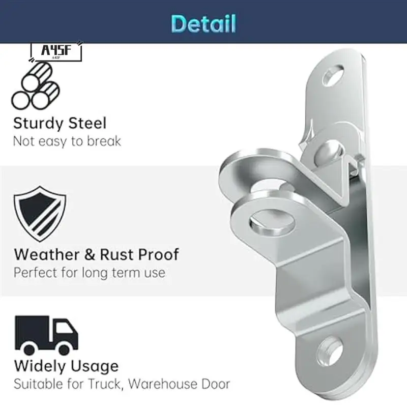 A45F-2Pcs Cargo Trailer Door Hasp Keeper Lock Handle Enclosed Car Hauler For Ramp Padlock Cargo Trailer Door Hasp Latch Lock
A45F-2Pcs Cargo Trailer Door Hasp Keeper Lock Handle Enclosed Car Hauler For Ramp Padlock Cargo Trailer Door Hasp Latch Lock