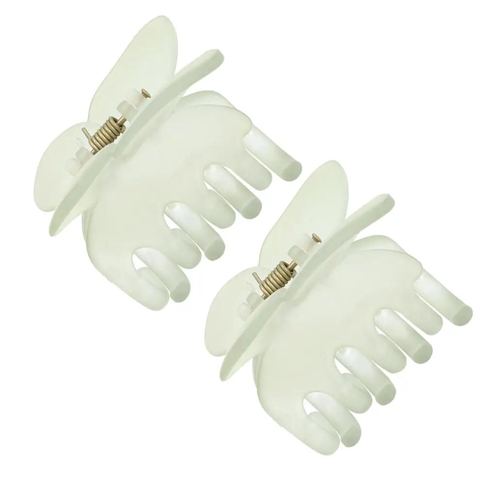 2Pcs Butterfly Hair Claw Clips Women Matte Finish Secure Grip Comfortable Wear Green Barrettes Hair Accessories Jaw Clamps
2Pcs Butterfly Hair Claw Clips Women Matte Finish Secure Grip Comfortable Wear Green Barrettes Hair Accessories Jaw Clamps