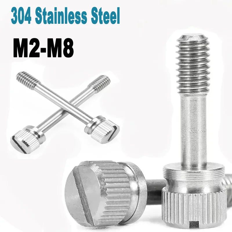 1/5pcs M2~M8 GB839 304 Stainless Steel Slotted Hand Screw Hand-Tighten Anti-loosening Captive Knurled Thumb Bolt
1/5pcs M2~M8 GB839 304 Stainless Steel Slotted Hand Screw Hand-Tighten Anti-loosening Captive Knurled Thumb Bolt