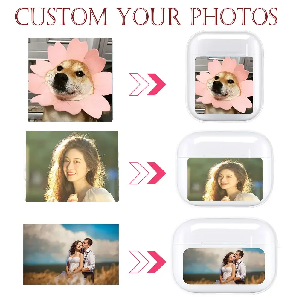 Customize Earphone Case For Apple AirPods Pro 2 Customized Cover for Airpods 1 2 3 Photo Bluetooth Soft TPU Clear Charging Box
Customize Earphone Case For Apple AirPods Pro 2 Customized Cover for Airpods 1 2 3 Photo Bluetooth Soft TPU Clear Charging Box