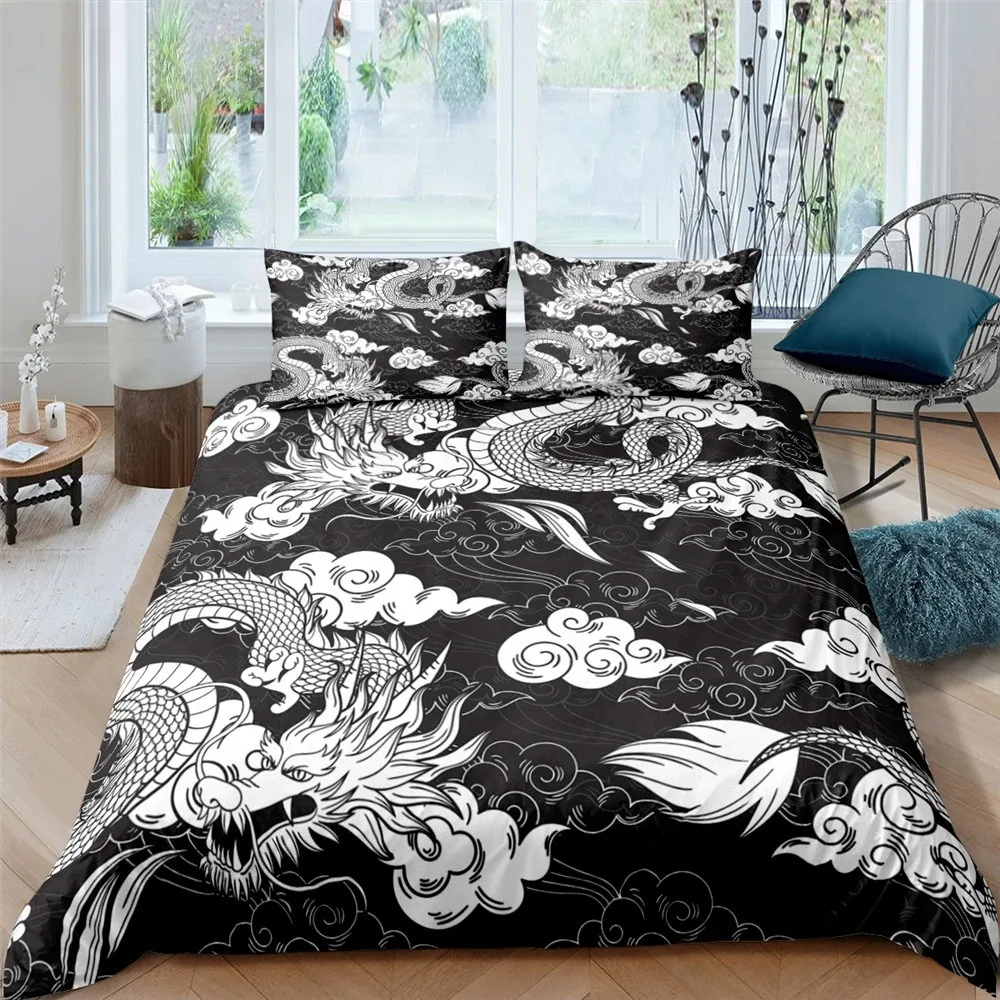 Dragon Duvet Cover Set 3D Print Dragon With Cloud Pattern Chinese Ancient Mystery Animals For Boys Girls Polyester Bedding Set
Dragon Duvet Cover Set 3D Print Dragon With Cloud Pattern Chinese Ancient Mystery Animals For Boys Girls Polyester Bedding Set