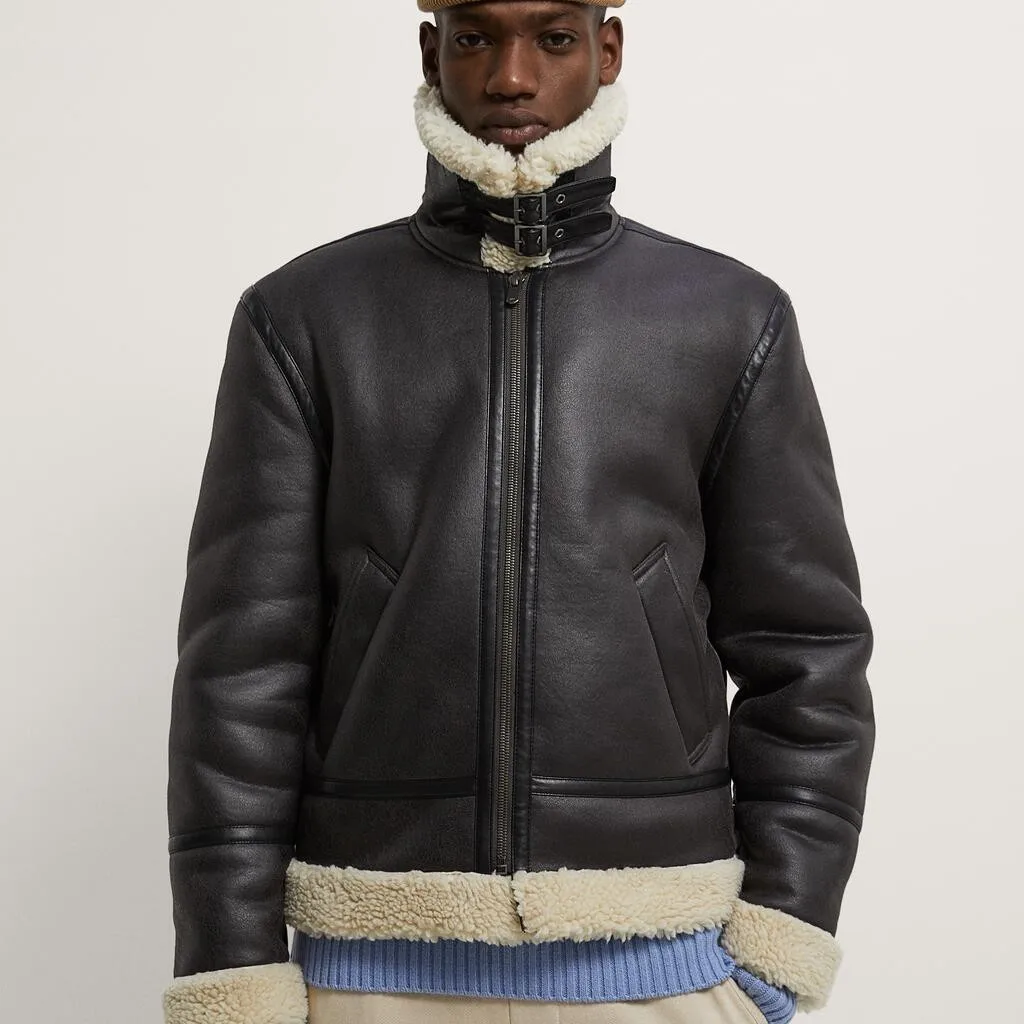 Winter New Men's Loose Fit Jaet Fake Leather Fake eepskin Velvet Jaet Long Sve Zipper Closure Youth Casual Outerwear
Winter New Men's Loose Fit Jaet Fake Leather Fake eepskin Velvet Jaet Long Sve Zipper Closure Youth Casual Outerwear