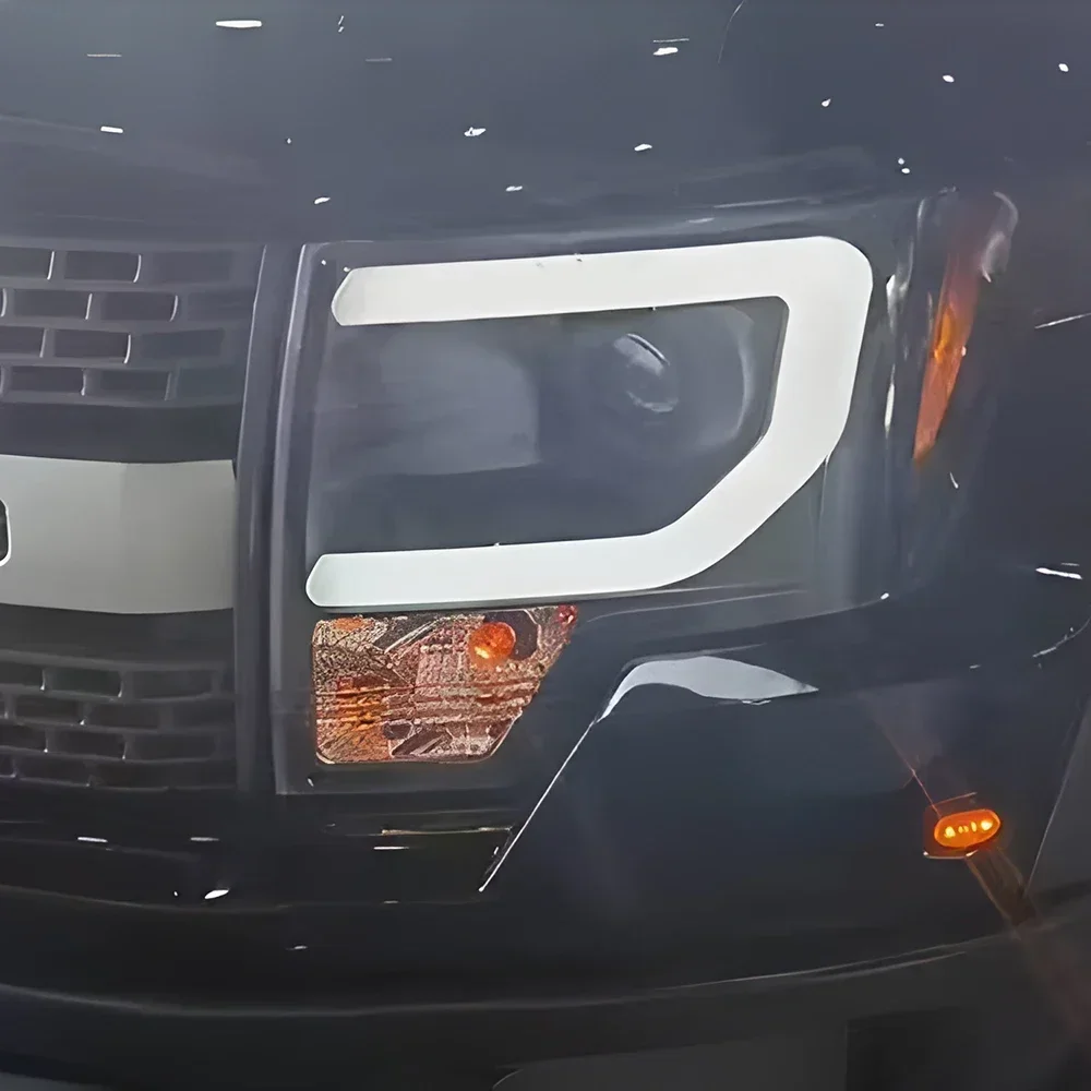 Для Ford Raptor F150 2009-2014 светодиодные передние фонари автомобиля в сборе, обновленный бифокальный объектив проектора, аксессуары для автомобильных фар
Для Ford Raptor F150 2009-2014 светодиодные передние фонари автомобиля в сборе, обновленный бифокальный объектив проектора, аксессуары для автомобильных фар
