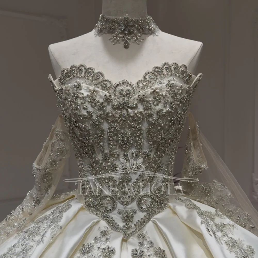 Customizable Luxury Wedding Dress Sweetheart Long Sleeve Lace-Up Back Pearl Beaded Embroidered Gown Abito Sposa 2026
Customizable Luxury Wedding Dress Sweetheart Long Sleeve Lace-Up Back Pearl Beaded Embroidered Gown Abito Sposa 2026