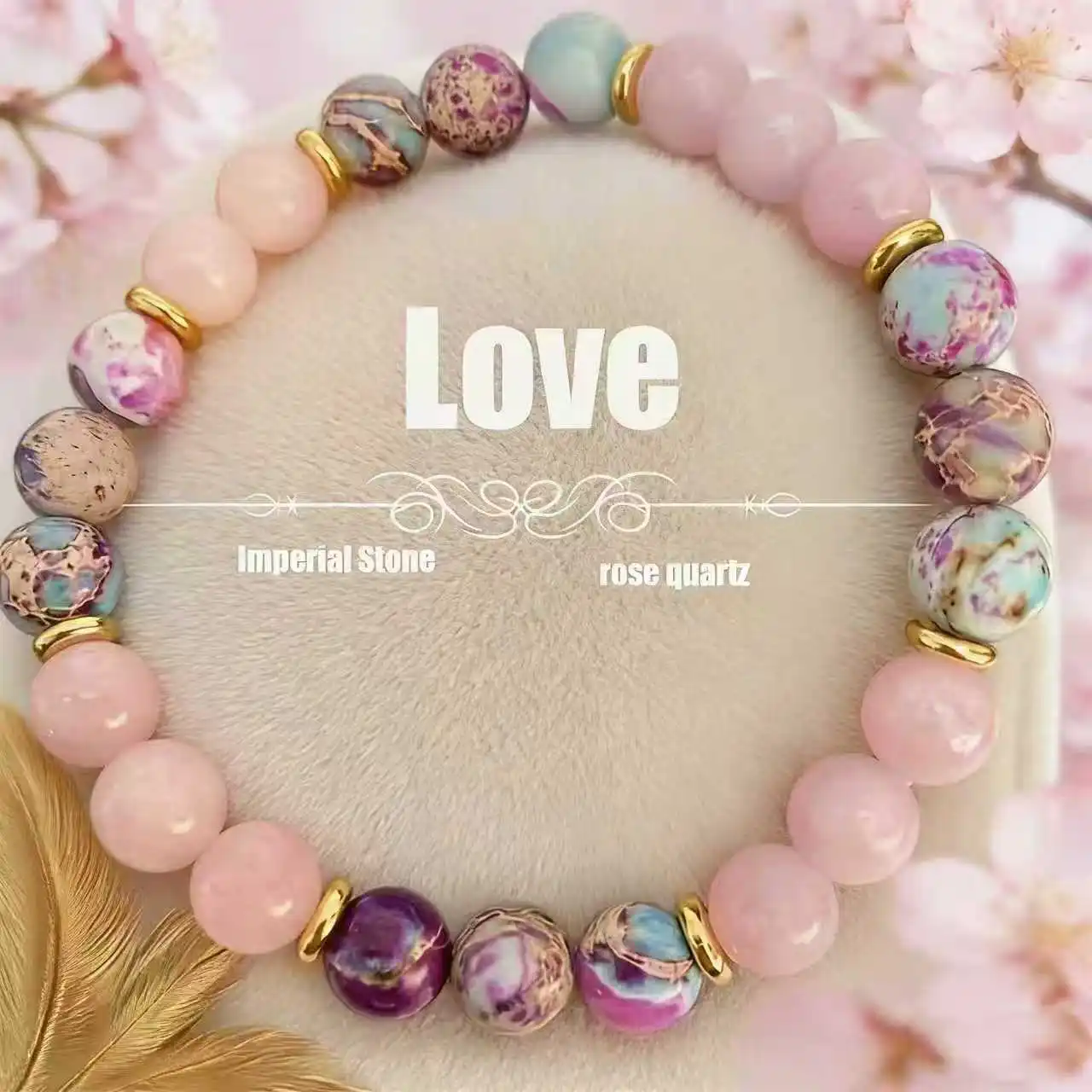 Colorful Imperial Jasper Rose Quartz Beaded Bracelet Women Fashion Jewelry for Love and Friendship bracelet for women charm
Colorful Imperial Jasper Rose Quartz Beaded Bracelet Women Fashion Jewelry for Love and Friendship bracelet for women charm