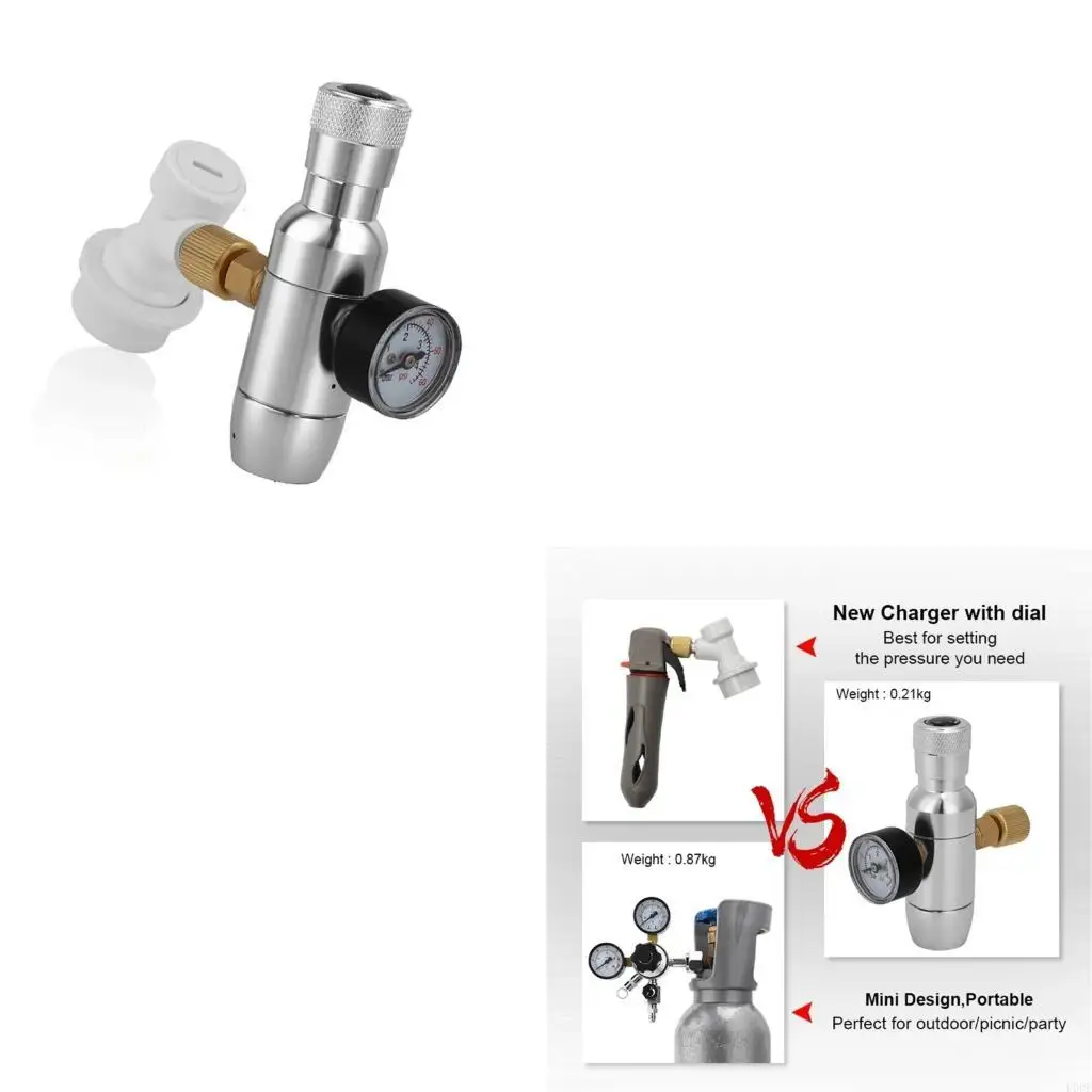 Регулятор CO2 Регулируемые клапаны регулирования давления 0-60PSI с металлической текстурой для домашнего пивоварения и воды
Регулятор CO2 Регулируемые клапаны регулирования давления 0-60PSI с металлической текстурой для домашнего пивоварения и воды