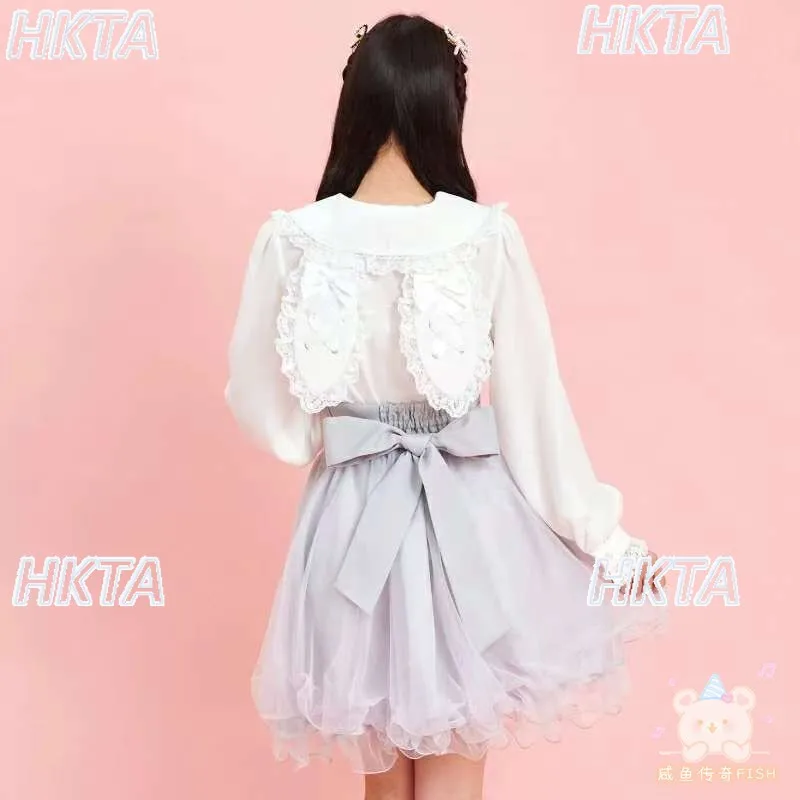 Japanese Style Sweet Versatile High Waisted Lace Yarn Black Bud Skirts Women Bow Mass Produced Summer Lolita Mini Skirts Ladies
Japanese Style Sweet Versatile High Waisted Lace Yarn Black Bud Skirts Women Bow Mass Produced Summer Lolita Mini Skirts Ladies