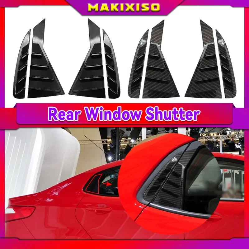 Fit For KIA K2 2011~2015 Sedan Carbon Fiber Car Rear Window Side Vent Shutter Louver Cover Trim Car Accessories
Fit For KIA K2 2011~2015 Sedan Carbon Fiber Car Rear Window Side Vent Shutter Louver Cover Trim Car Accessories