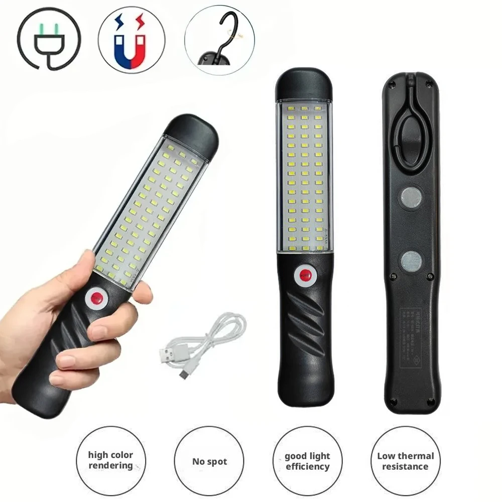 Portable Magnetic Auto Repair Work Light USB Rechargeable LED Flashlight With Magnet Hook For Car Repair Fishing Emergencies
Portable Magnetic Auto Repair Work Light USB Rechargeable LED Flashlight With Magnet Hook For Car Repair Fishing Emergencies