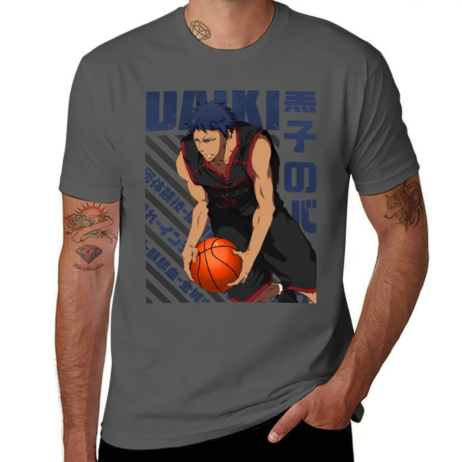 Kuroko no Basket - Daiki Aomine T-Shirt Basic Breathable Solid Color T-Shirt
Kuroko no Basket - Daiki Aomine T-Shirt Basic Breathable Solid Color T-Shirt