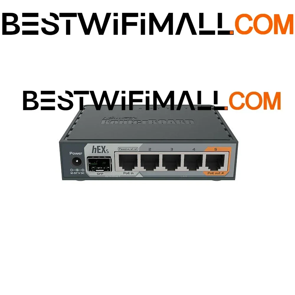 Маршрутизатор MikroTik RB760iGS hEX S ROS с гигабитным Ethernet, 1 портом SFP и 5 портами 10/100/1000 Мбит/с
Маршрутизатор MikroTik RB760iGS hEX S ROS с гигабитным Ethernet, 1 портом SFP и 5 портами 10/100/1000 Мбит/с
