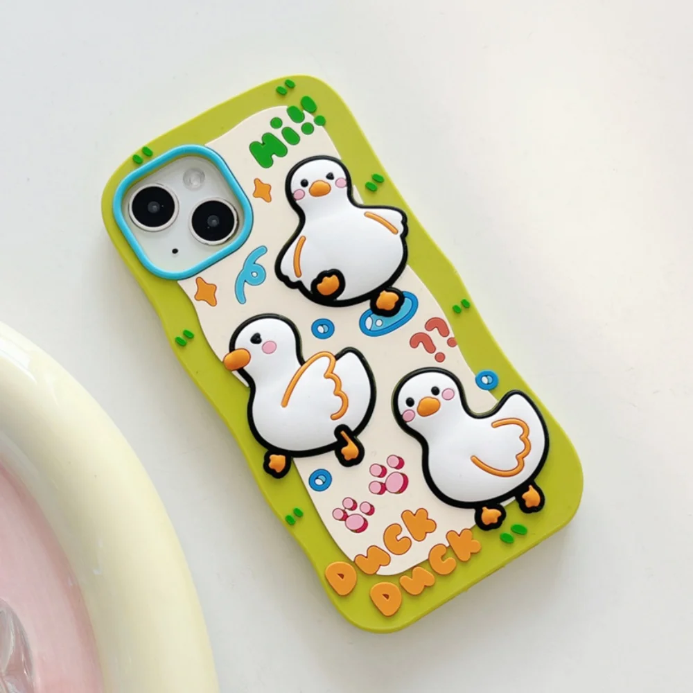 New Arrival Silicone Phone Case Cover For iPhone 15 14 13 12 Pro Max 11 Cute Cartoon Duck Pattern Design Casing
New Arrival Silicone Phone Case Cover For iPhone 15 14 13 12 Pro Max 11 Cute Cartoon Duck Pattern Design Casing