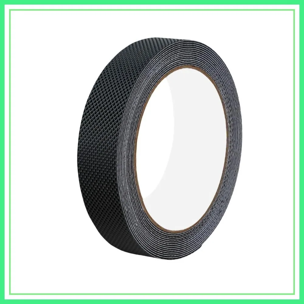 Non-Abrasive Rubber Grip Tape, 1" x 18 ft, Waterproof Anti-Slip Cushion Pad for Safer Handles
Non-Abrasive Rubber Grip Tape, 1" x 18 ft, Waterproof Anti-Slip Cushion Pad for Safer Handles