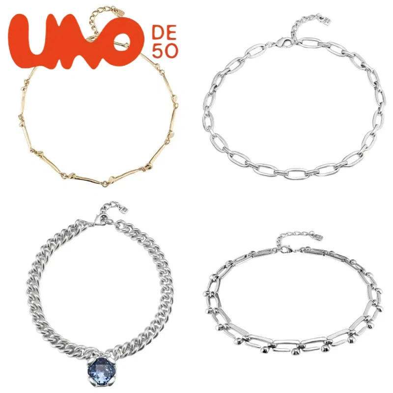 Trendy UNOde50 S925 Silver Plated & 14K Gold Plated Necklace - A Chic Accessory to Boost Your Charm & Appeal
Trendy UNOde50 S925 Silver Plated & 14K Gold Plated Necklace - A Chic Accessory to Boost Your Charm & Appeal