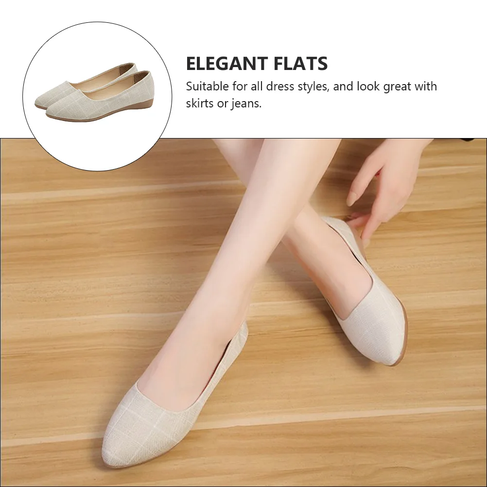 1 Pair Shallow Mouth Lightweight Flat Shoes For Women Elegant Casual Non-Slip Footwear Comfortable Daily Wear Easy On Off Work
1 Pair Shallow Mouth Lightweight Flat Shoes For Women Elegant Casual Non-Slip Footwear Comfortable Daily Wear Easy On Off Work
