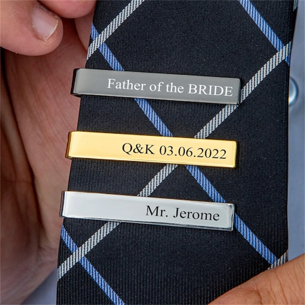 Custom Jewelry Best Man Tie Clip Custom Engraved Men's Name Letters Tie Bar Stainless Steel Suit Accessories Groomsmen Gift
Custom Jewelry Best Man Tie Clip Custom Engraved Men's Name Letters Tie Bar Stainless Steel Suit Accessories Groomsmen Gift