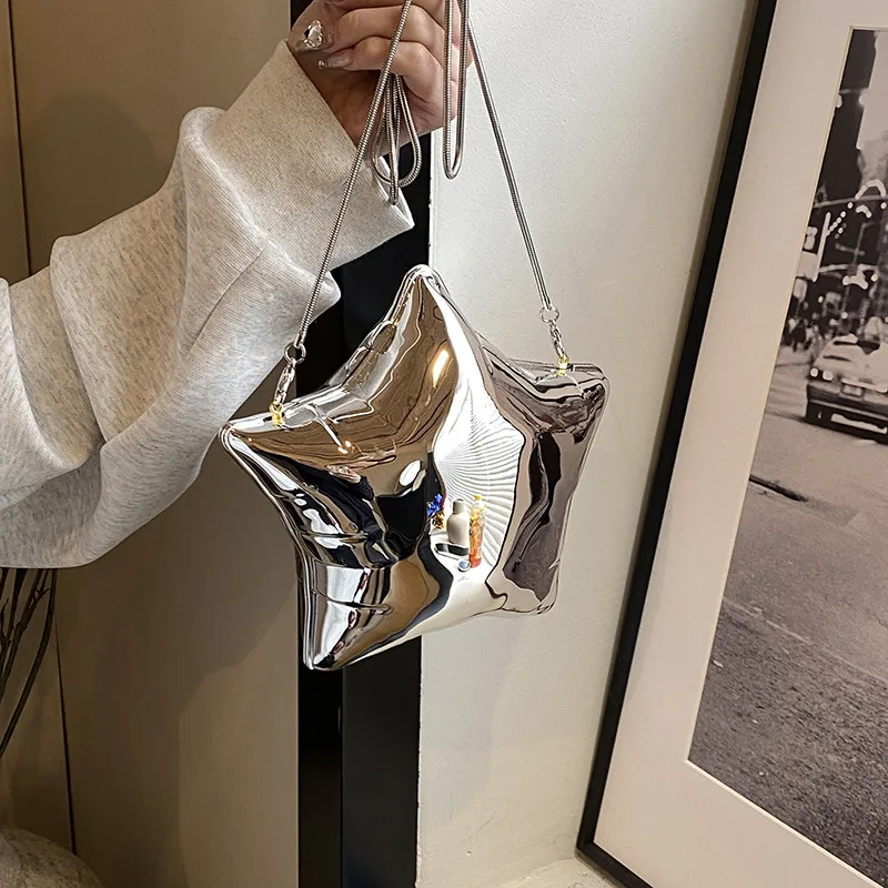 Fashion Acrylic Shiny Balloon Star Crossbody Bag For Women Party Shoulder Bags Ladies Luxury Handbag Banquet Bag High Qaulity
Fashion Acrylic Shiny Balloon Star Crossbody Bag For Women Party Shoulder Bags Ladies Luxury Handbag Banquet Bag High Qaulity