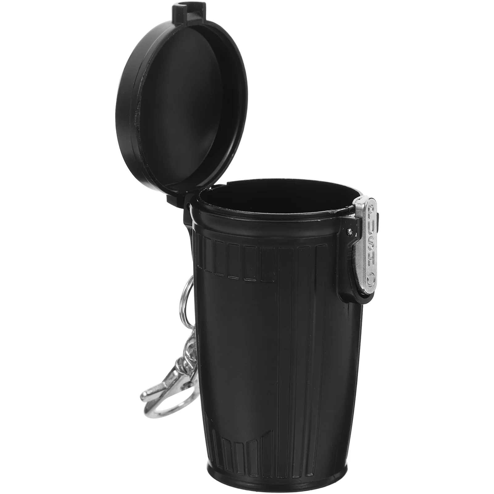Trash Can with Lid Ashtray Miniature Garbage Creative Pocket Key Ring Cigarette Butt Black Keyring Travel
Trash Can with Lid Ashtray Miniature Garbage Creative Pocket Key Ring Cigarette Butt Black Keyring Travel