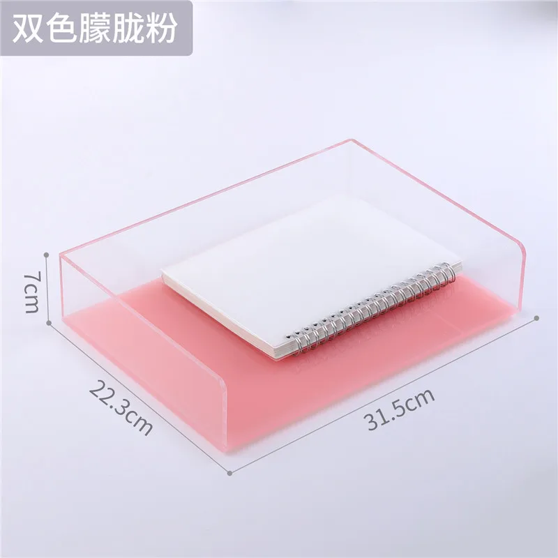 5mm Thickened Clear Acrylic A4 File Tray Stackable Combination File Holder Desk Organizer for Office Supplies
5mm Thickened Clear Acrylic A4 File Tray Stackable Combination File Holder Desk Organizer for Office Supplies