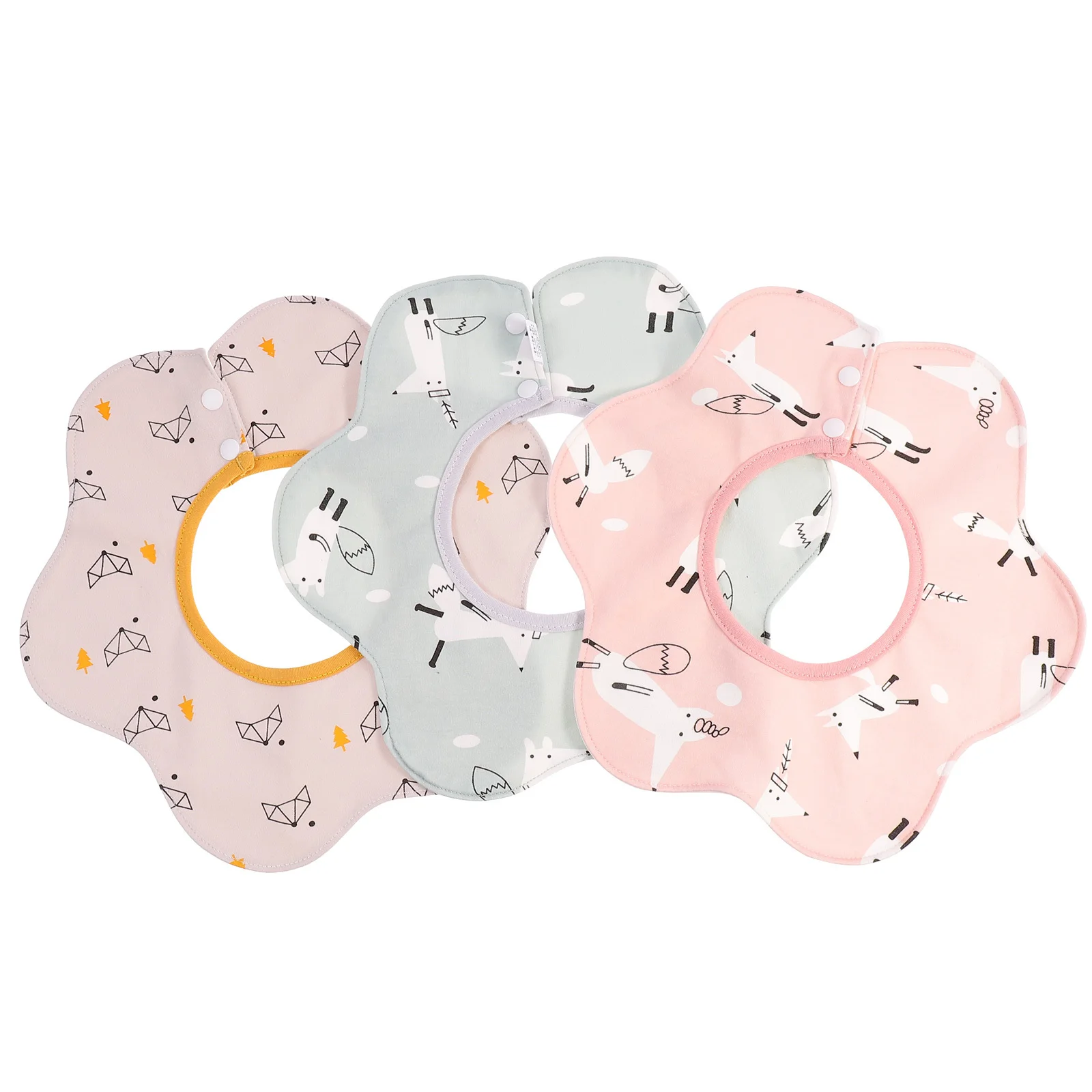 3pcs 360 Degree Baby Bibs Rotate Feeding Teething Drool Protection Lightweight Cotton Bib For Infant Toddler Saliva Towel
3pcs 360 Degree Baby Bibs Rotate Feeding Teething Drool Protection Lightweight Cotton Bib For Infant Toddler Saliva Towel