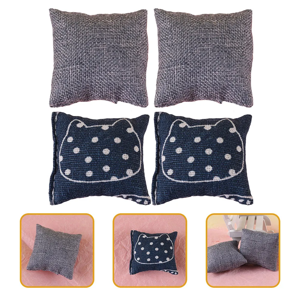4Pcs Miniature Pillow Decorative Fake Pillows for Mini House Bedroom Ornament Desktop Mini House Decor Accessories
4Pcs Miniature Pillow Decorative Fake Pillows for Mini House Bedroom Ornament Desktop Mini House Decor Accessories