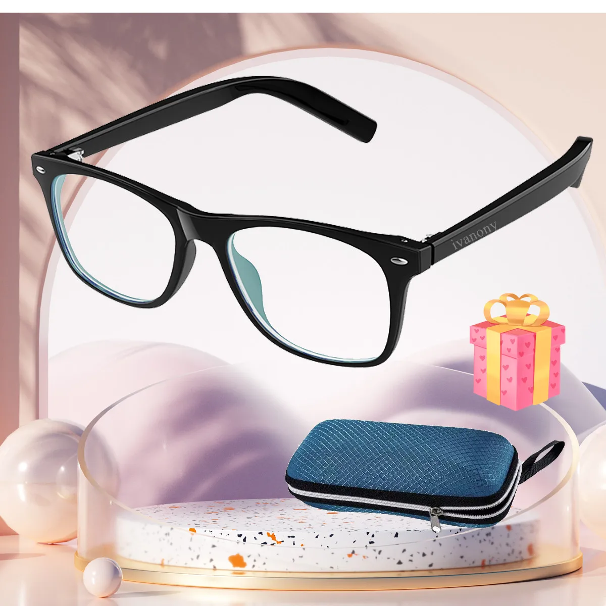 AI Smart Glasses Translator+Box/Kit Bluetooth Receive Call Remote Camera Voice Assistant Anti Blue Light Protect Eyeglasses New
AI Smart Glasses Translator+Box/Kit Bluetooth Receive Call Remote Camera Voice Assistant Anti Blue Light Protect Eyeglasses New