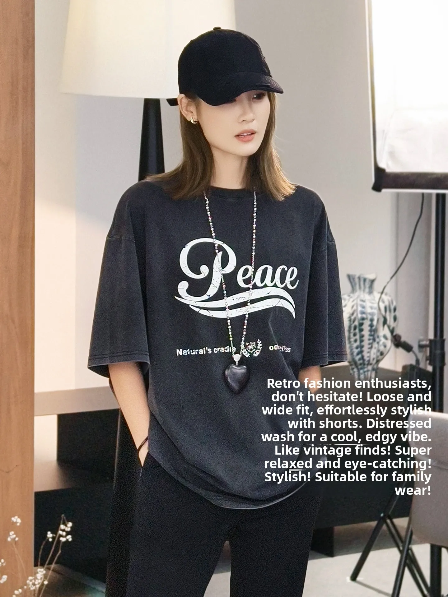 Футболка Meiyang Street Sle Crd Letter ort Sve, круглая, повседневная, свободная, из смеси хлопка, летний женский топ Faion
Футболка Meiyang Street Sle Crd Letter ort Sve, круглая, повседневная, свободная, из смеси хлопка, летний женский топ Faion