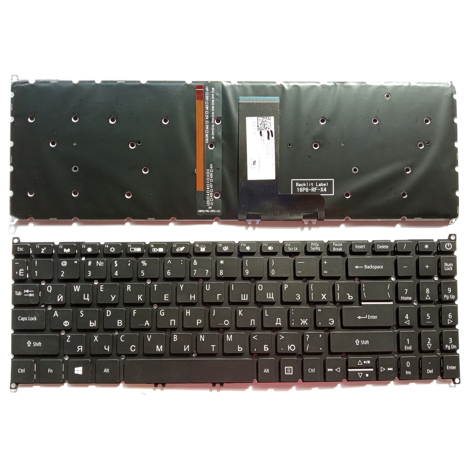 RU Layout for Acer Swift SF315-41 SF315-51 SF315-52 SF315-54 Laptop Keyboard
RU Layout for Acer Swift SF315-41 SF315-51 SF315-52 SF315-54 Laptop Keyboard