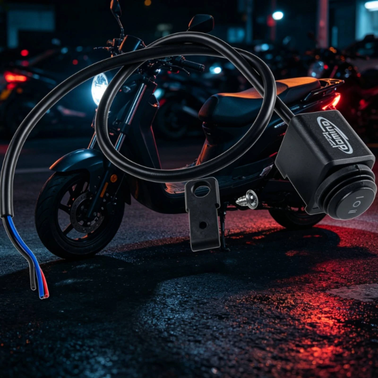 Motorcycle Control Switch Wired Auxiliary Lighting Switch Comfortable Universal for Scooter Owners
Motorcycle Control Switch Wired Auxiliary Lighting Switch Comfortable Universal for Scooter Owners