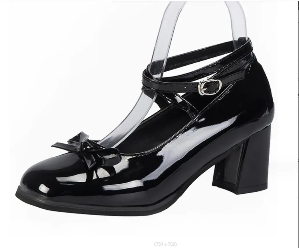 New Black Retro Fashion Pumps Casual Autumn Summer Round SexyToe High-heeled Shoes Ladies Sweet Shoes Woman Bow Shoes Large size
New Black Retro Fashion Pumps Casual Autumn Summer Round SexyToe High-heeled Shoes Ladies Sweet Shoes Woman Bow Shoes Large size
