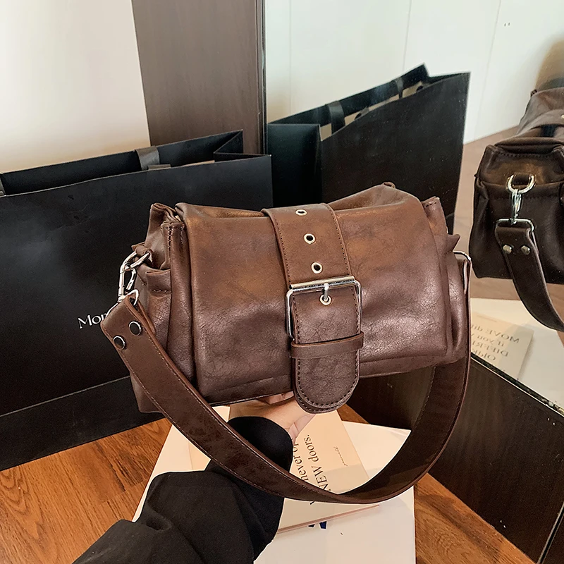 Vintage bolsos mujer High End Soft Leather Messenger Bag Women 2026 New Underarm Handbag And Purse Coffee Black Sac A Main
Vintage bolsos mujer High End Soft Leather Messenger Bag Women 2026 New Underarm Handbag And Purse Coffee Black Sac A Main
