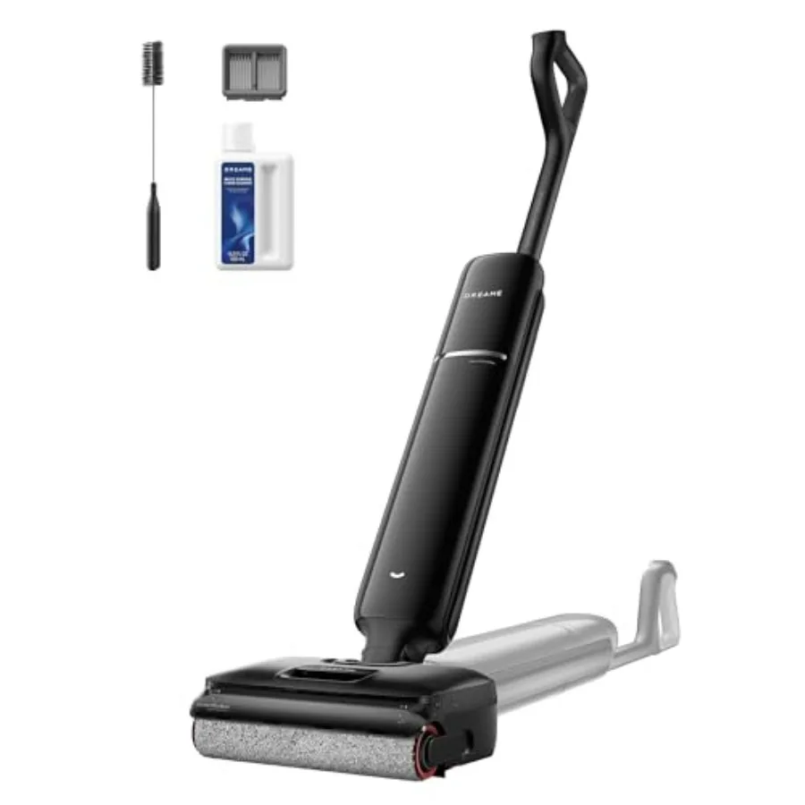 Hard floor cleaning vacuum mop for pet owners: Aero wet dry vacuum cleaner, ABS plastic, black, one-press self-clean, 180 lie f
Hard floor cleaning vacuum mop for pet owners: Aero wet dry vacuum cleaner, ABS plastic, black, one-press self-clean, 180 lie f