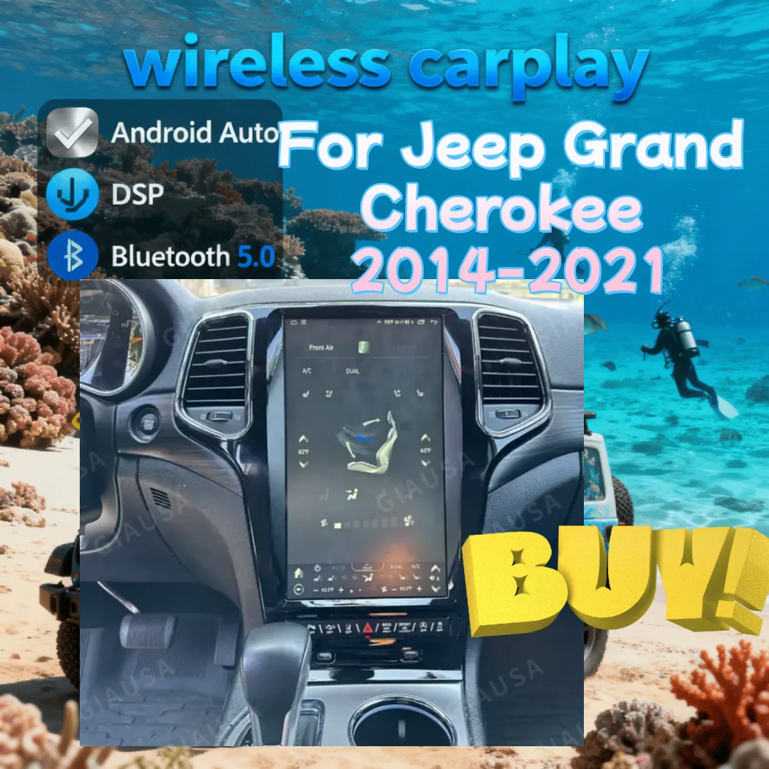 13.6 Inch For Jeep Grand Cherokee 2014-2019 Car Multimedia Player Gps Radio Android 13 Octa Core Wireless Carplay Head Unit 4G
13.6 Inch For Jeep Grand Cherokee 2014-2019 Car Multimedia Player Gps Radio Android 13 Octa Core Wireless Carplay Head Unit 4G