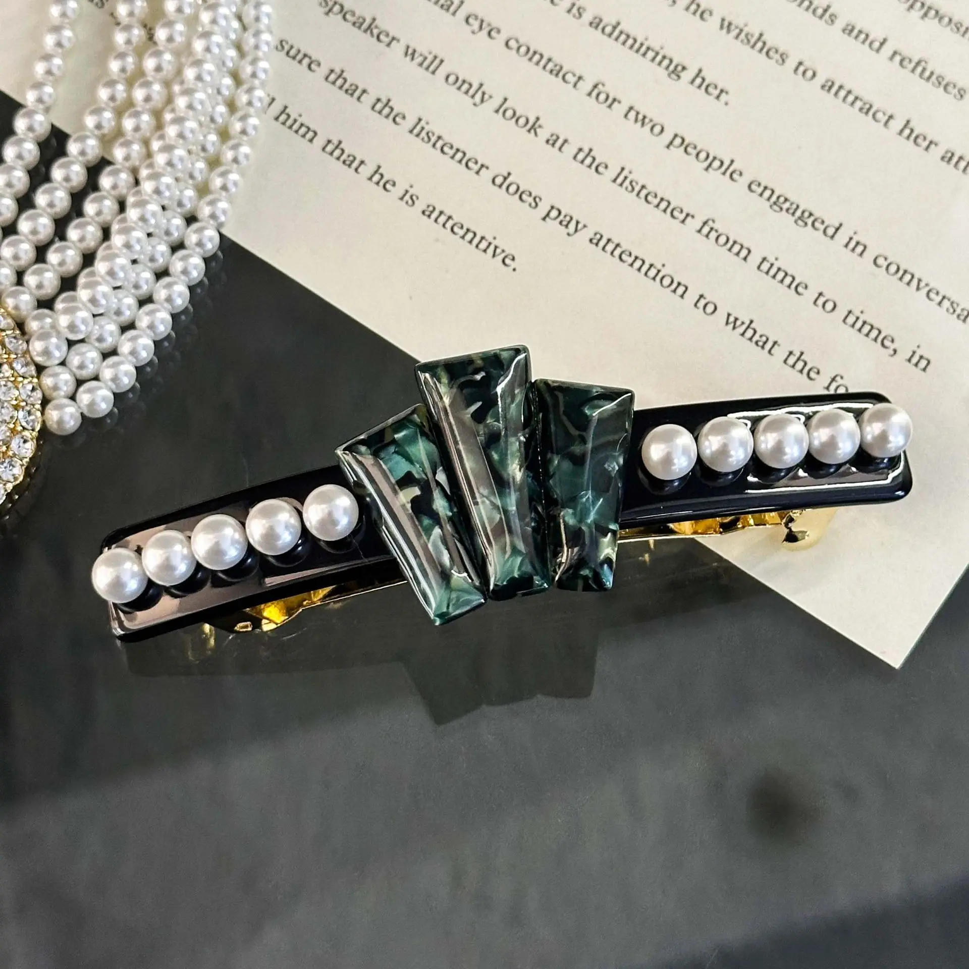 Popular Handmade Hair Jewelry Ornament Accessory for Women Girls Elegant A Paris French Design Hair Clip Barrettes, Bridal Prom
Popular Handmade Hair Jewelry Ornament Accessory for Women Girls Elegant A Paris French Design Hair Clip Barrettes, Bridal Prom