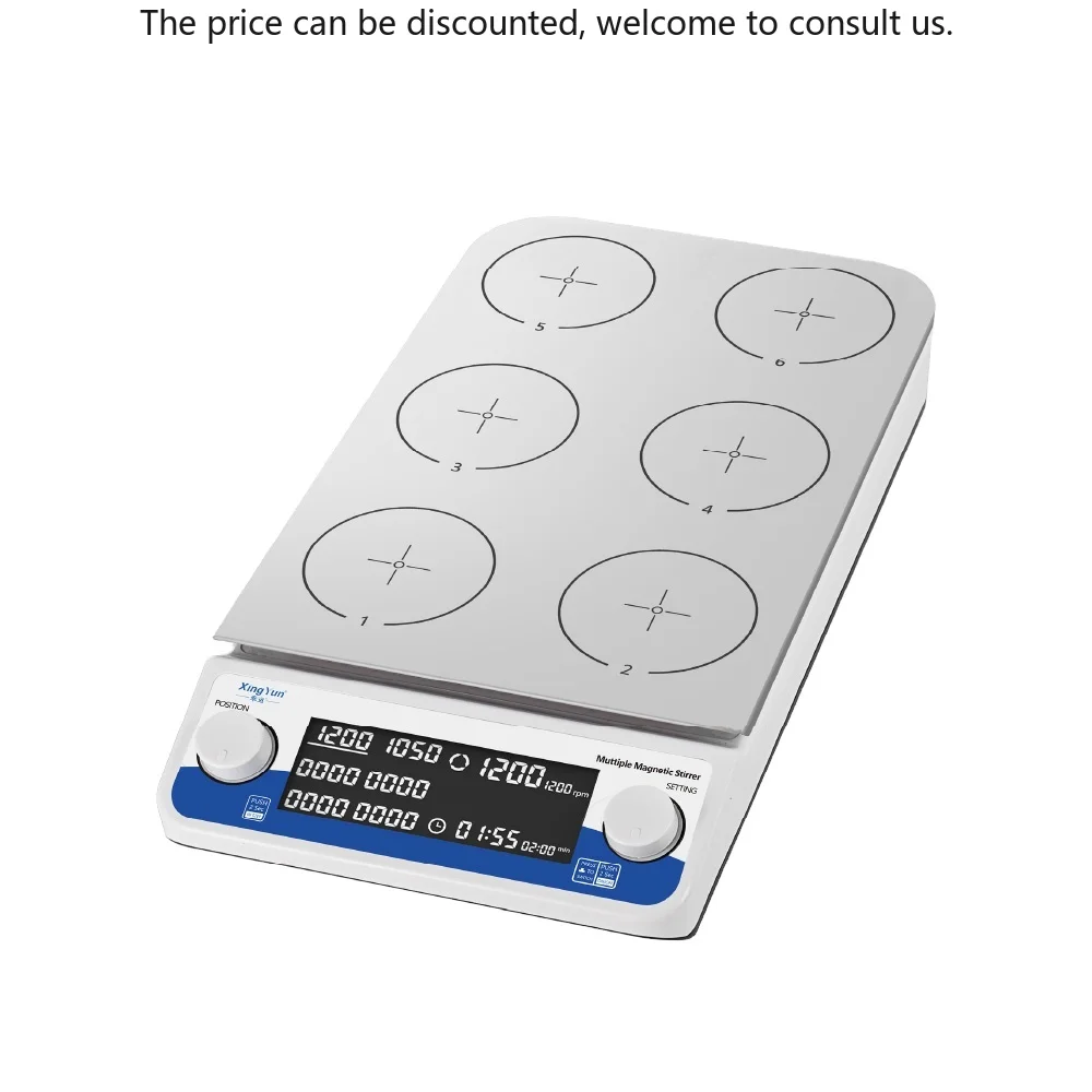Xingyun Laboratory Heating Equipment Multiple Magnetic Stirrer And Hot Plate For Laboratory Use 
Xingyun Laboratory Heating Equipment Multiple Magnetic Stirrer And Hot Plate For Laboratory Use