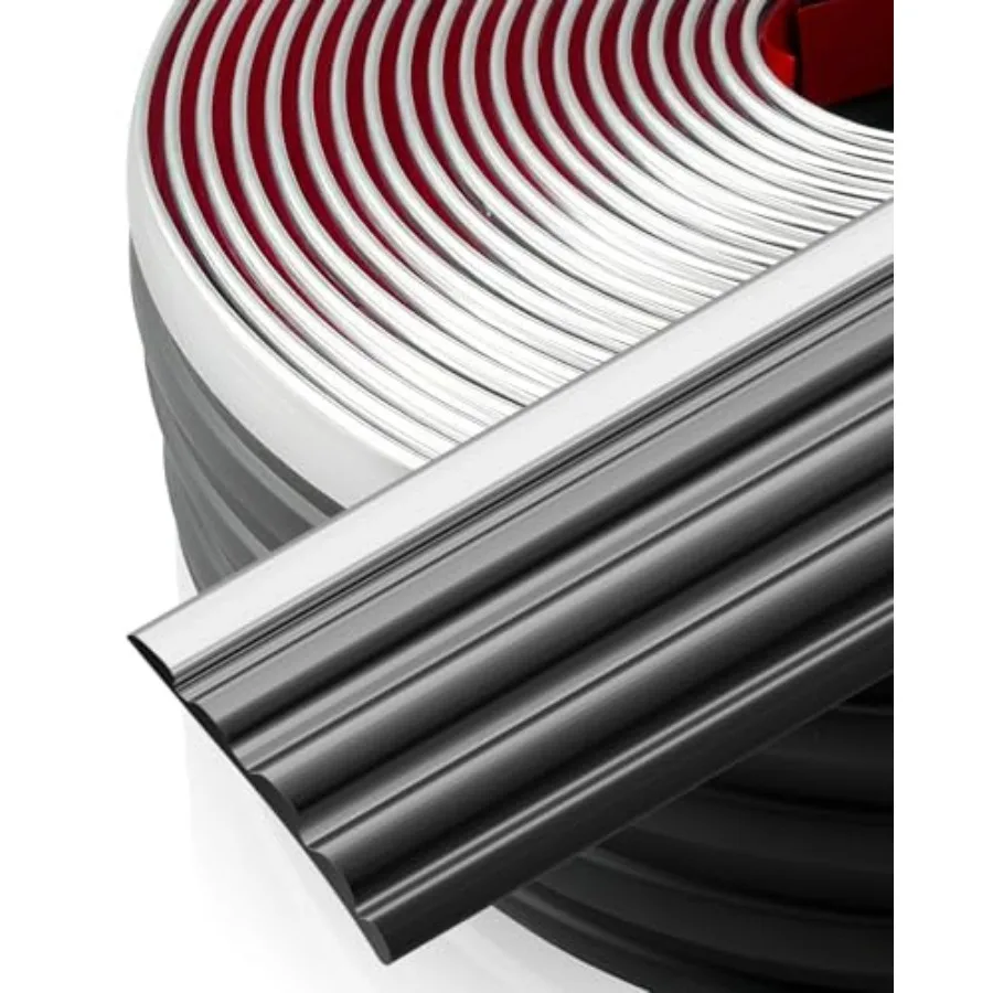 Chrome Side Body Trim Molding for Chevy GMC Tahoe Suburban Silverado Pickup Truck 1988-1998 Black 2.5 Wide 320 Inch Length Repl
Chrome Side Body Trim Molding for Chevy GMC Tahoe Suburban Silverado Pickup Truck 1988-1998 Black 2.5 Wide 320 Inch Length Repl
