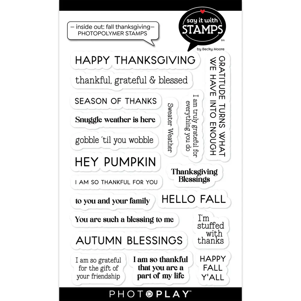 August 2023 New Pumpkin Fall Thanksgiving Sentiments Clear Stamps Scrapbooking Paper Making Frames Card Craft no Cutting Dies
August 2023 New Pumpkin Fall Thanksgiving Sentiments Clear Stamps Scrapbooking Paper Making Frames Card Craft no Cutting Dies