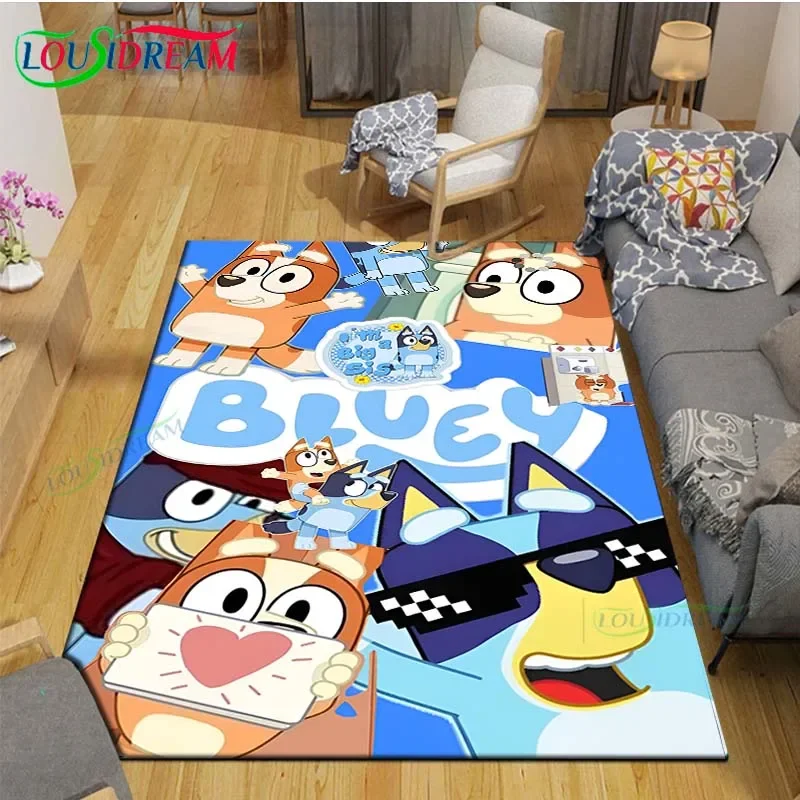 Fashion Hot Cartoon Role B-Bluey-Dog Printed Carpet Outdoor Rug Area Rug Non-slip Carpet Bedroom Decor Carpet for Room Gift
Fashion Hot Cartoon Role B-Bluey-Dog Printed Carpet Outdoor Rug Area Rug Non-slip Carpet Bedroom Decor Carpet for Room Gift