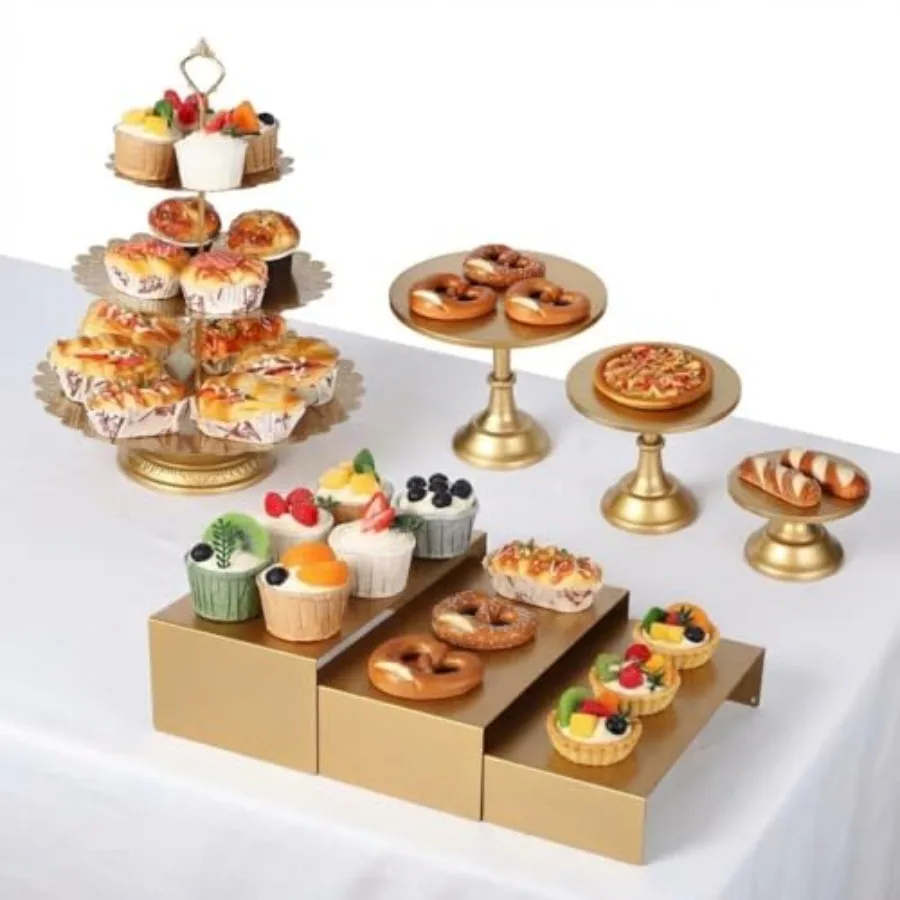 7 Pcs Cake Stand Set Metal Cupcake Holder Dessert Display Table Stands and Trays Set for Wedding, Birthday, Baby Shower, Aftern
7 Pcs Cake Stand Set Metal Cupcake Holder Dessert Display Table Stands and Trays Set for Wedding, Birthday, Baby Shower, Aftern