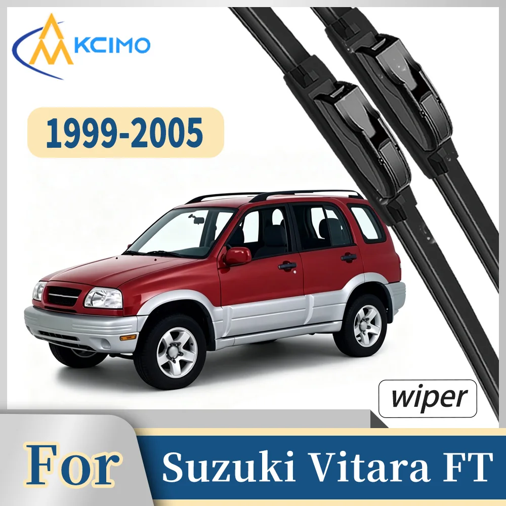Premium Rubber Front Windscreen Wiper Blades For Suzuki Vitara FT GT 1999-2005 Smooth Wiping Waterproof Windshield Kit 2Pcs
Premium Rubber Front Windscreen Wiper Blades For Suzuki Vitara FT GT 1999-2005 Smooth Wiping Waterproof Windshield Kit 2Pcs