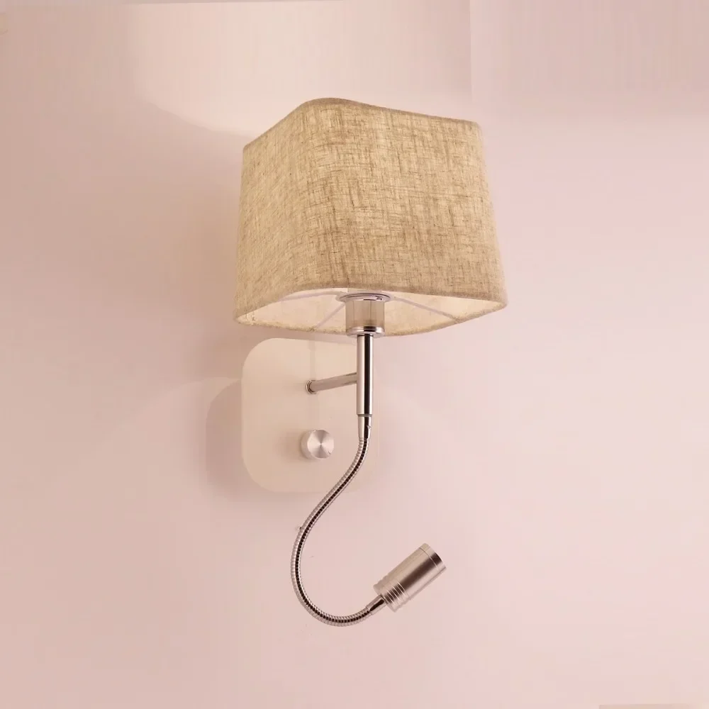 American Bedroom Bed Reading Wall Lamp Simple Modern Nordic Hotel Study LED With Switch
American Bedroom Bed Reading Wall Lamp Simple Modern Nordic Hotel Study LED With Switch