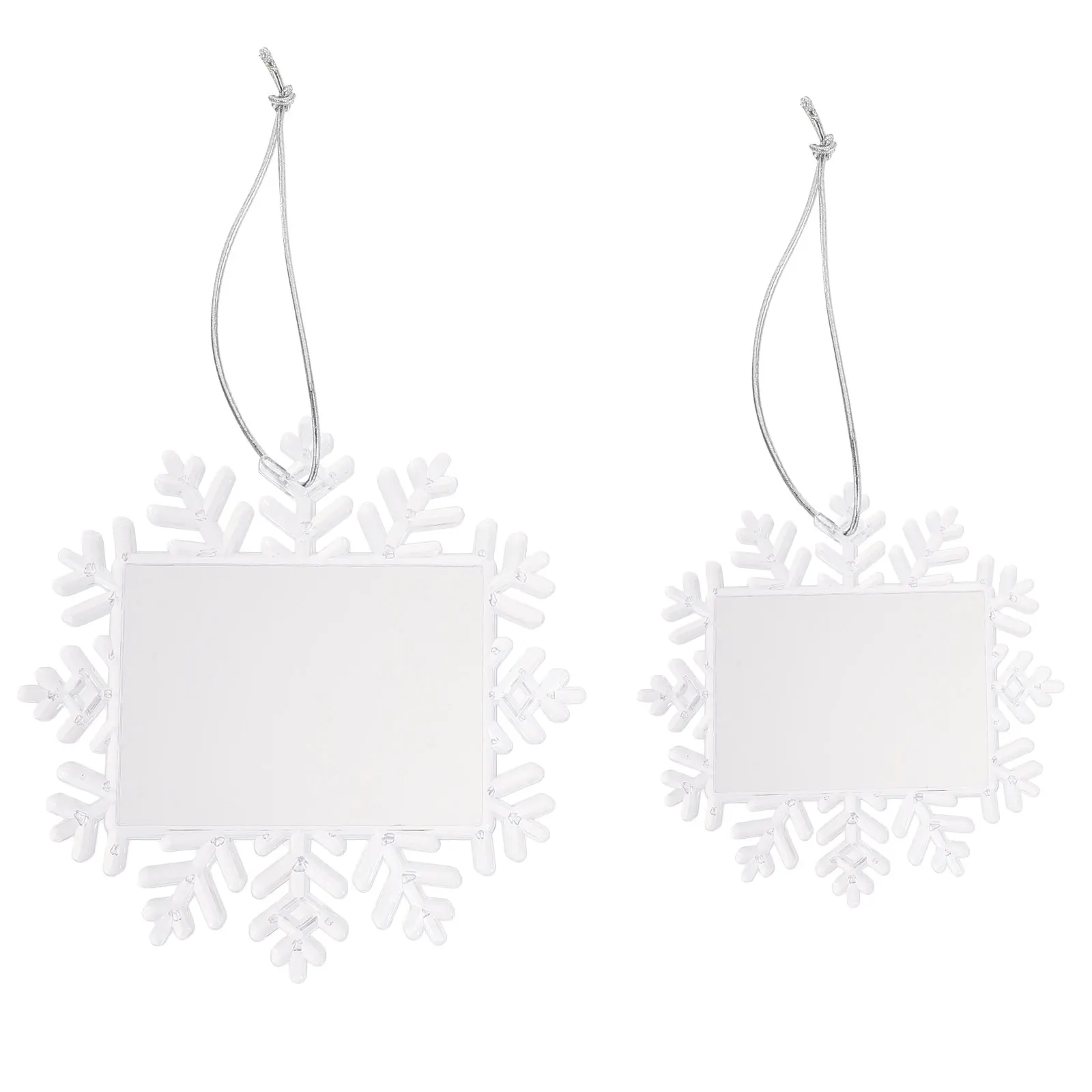 2Pcs DIY Snowflake Picture Frame Ornament Fine Workmanship Christmas Hanging Decor for Window Door Wall Photo Frame Pendant
2Pcs DIY Snowflake Picture Frame Ornament Fine Workmanship Christmas Hanging Decor for Window Door Wall Photo Frame Pendant