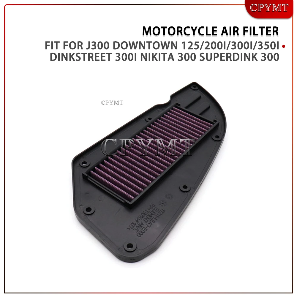 Motorcycle Air Filter Fit for Kawasaki J300 KYMCO DOWNTOWN 125/200i/300i/350i DINKSTREET 300i NIKITA 300 SUPERDINK 300
Motorcycle Air Filter Fit for Kawasaki J300 KYMCO DOWNTOWN 125/200i/300i/350i DINKSTREET 300i NIKITA 300 SUPERDINK 300