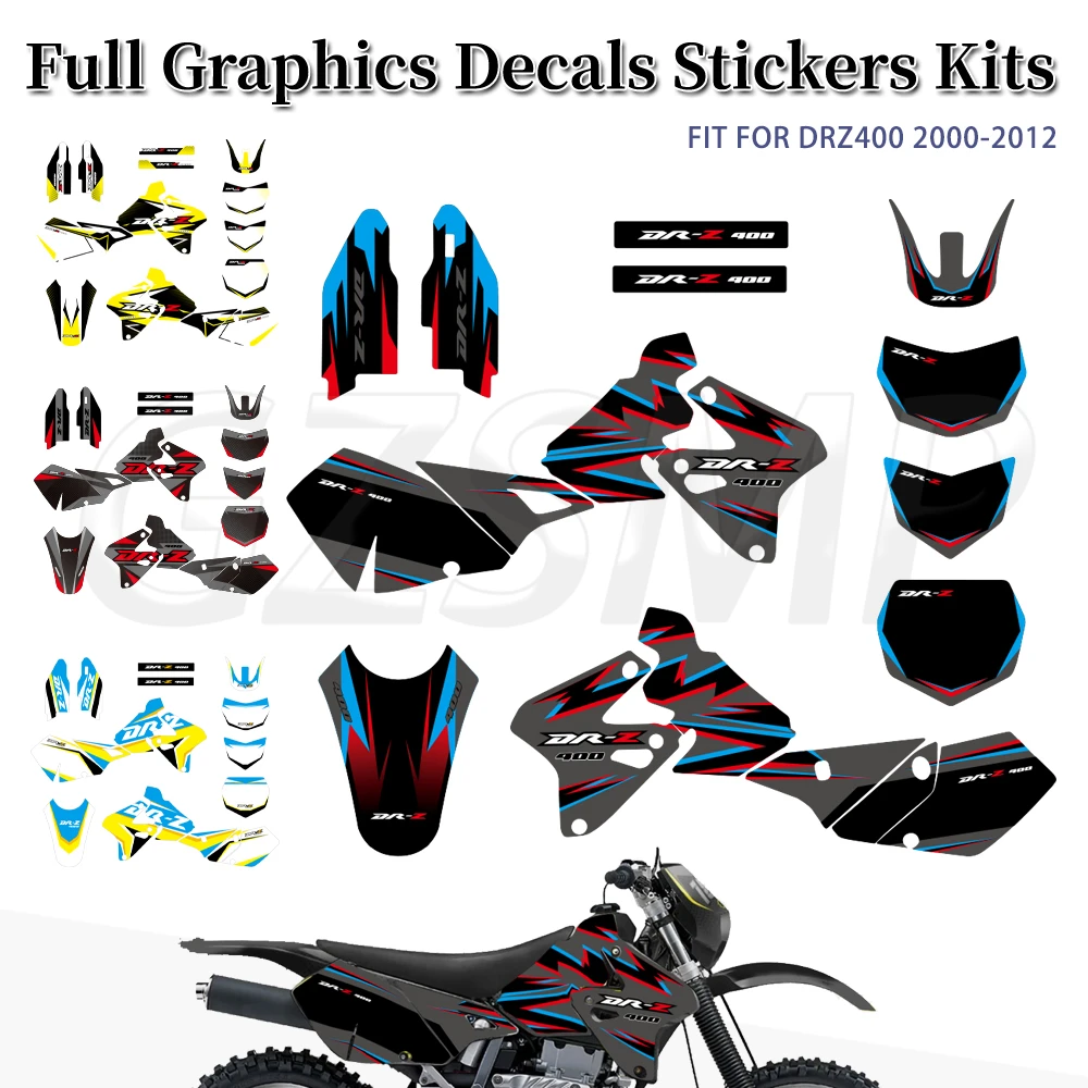 Подходит для DRZ400 DRZ 400 2000-2015 2001 2002, графические наклейки для мотокросса, фоновые наклейки, наборы для деко
Подходит для DRZ400 DRZ 400 2000-2015 2001 2002, графические наклейки для мотокросса, фоновые наклейки, наборы для деко
