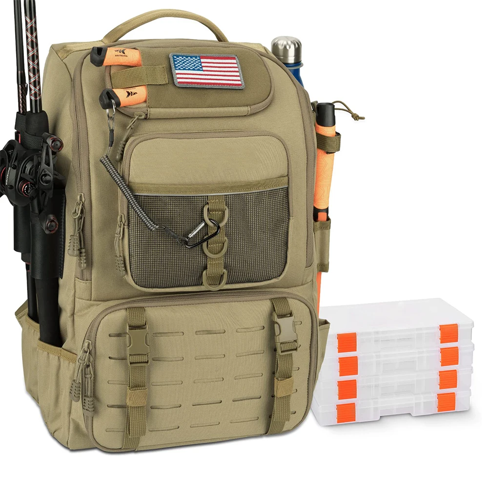 Fishing Tackle Backpack With Rod Holder 4 Tackle Boxes 40/26l Tackle Bag Storage Fishing Gear And Equipment For Outdoor Hunting
Fishing Tackle Backpack With Rod Holder 4 Tackle Boxes 40/26l Tackle Bag Storage Fishing Gear And Equipment For Outdoor Hunting