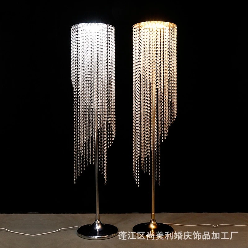 Crystal electroplating ornament decorative light curtain road lead indoor shopping mall hotel window wedding stage layout props
Crystal electroplating ornament decorative light curtain road lead indoor shopping mall hotel window wedding stage layout props