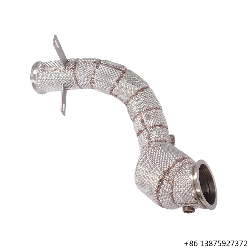 Exhaust Downpipe for W205 C300 Right-hand Drive 2.0T Model Stainless Steel Downpipe Exhaust System
Exhaust Downpipe for W205 C300 Right-hand Drive 2.0T Model Stainless Steel Downpipe Exhaust System