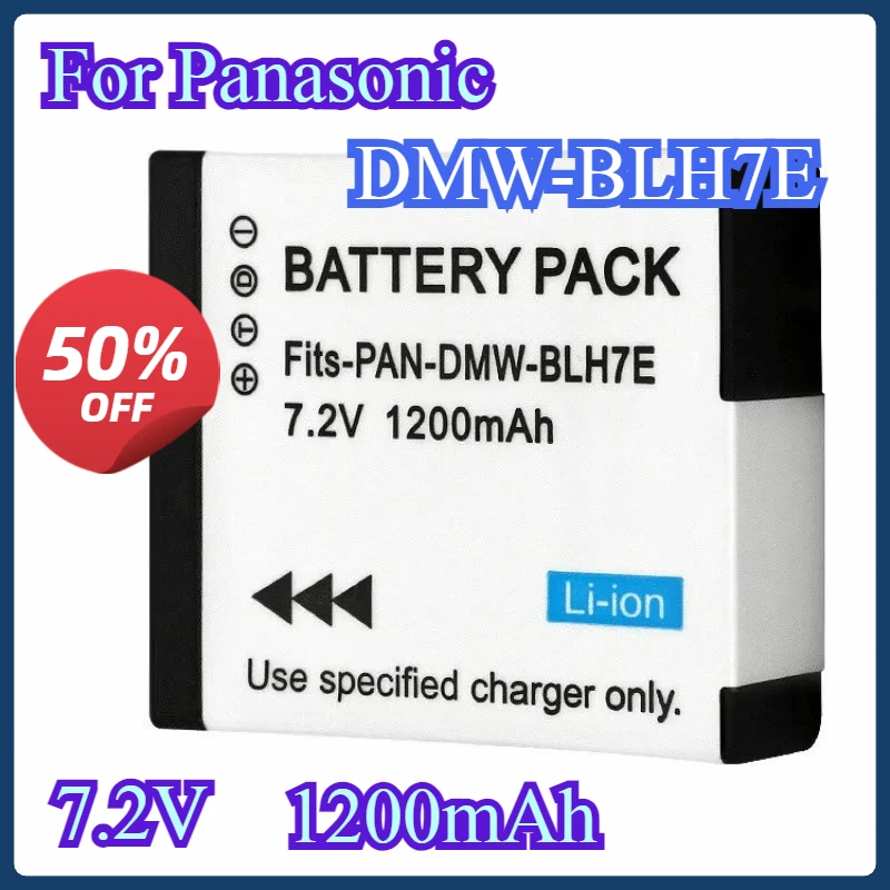 DMW-BLH7E Battery 1200mAh DMW-BLH7 DMW-BLH7PP Rechargeable Batteries For Panasonic Lumix DMC-GM5 DMC-GF7 DMC-GF8 Camera Battery
DMW-BLH7E Battery 1200mAh DMW-BLH7 DMW-BLH7PP Rechargeable Batteries For Panasonic Lumix DMC-GM5 DMC-GF7 DMC-GF8 Camera Battery